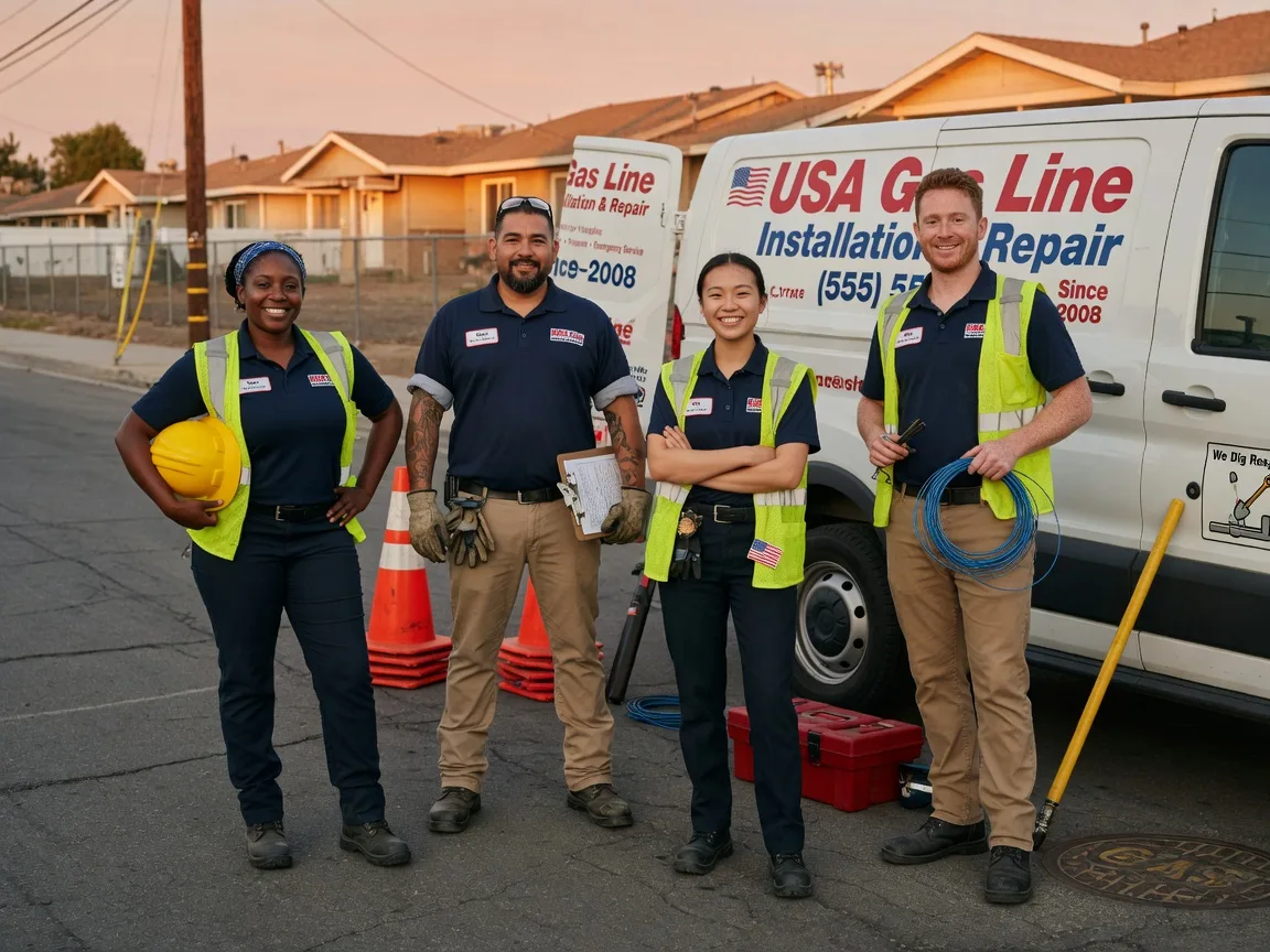 Gas Line Installation company in Milan, KS